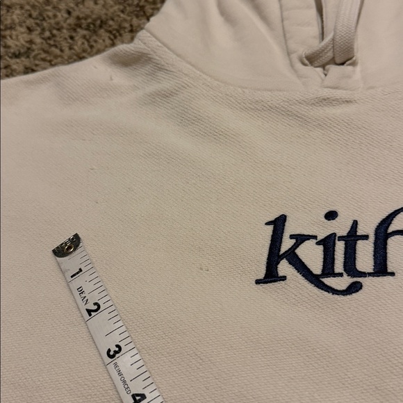 Kith Cream Hoodie with Black Stripes unisex - measurements included - Picture 17 of 17